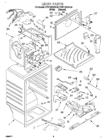 02 - Liner parts for Kitchenaid Refrigerator KTRP18KDAL05 from AppliancePartsPros.com