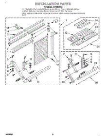 06 - Installation parts for Whirlpool Air Conditioner AR1800XA0 from AppliancePartsPros.com