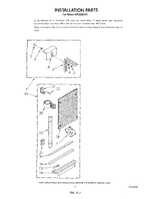 05 - Installation parts for Whirlpool Air Conditioner AR0600XV0 from AppliancePartsPros.com