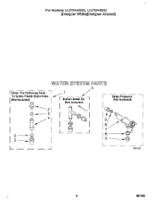 05 - Water System parts for Whirlpool Washer LLC7244BQ0 from AppliancePartsPros.com
