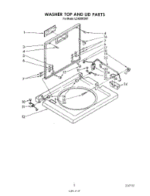 04 - Washer Top And Lid parts for Whirlpool Washer LC4900XSW1 from AppliancePartsPros.com