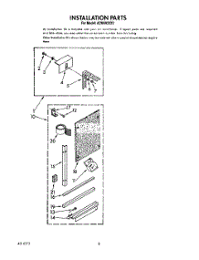 05 - Installation parts for Whirlpool Air Conditioner ACM492XX2 from AppliancePartsPros.com