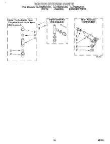 10 - Water System parts for Whirlpool Washer LLT8233AN0 from AppliancePartsPros.com