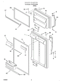 02 - Door parts for Whirlpool Refrigerator ST21PKXJW00 from AppliancePartsPros.com