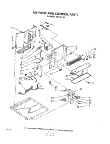 03 - Section parts for Whirlpool Air Conditioner ALF12420 from AppliancePartsPros.com