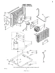 02 - Section parts for Whirlpool Air Conditioner ACE144XP0 from AppliancePartsPros.com