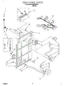 02 - Rear Panel parts for Kitchenaid Washer KAWE870BWH1 from AppliancePartsPros.com