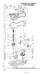06 - Gearcase parts for Whirlpool Washer LA6800XKW0 from AppliancePartsPros.com