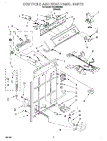02 - Controls And Rear Panel parts for Whirlpool Washer 7LSC9355BN0 from AppliancePartsPros.com