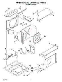 02 - Airflow And Control Parts parts for Whirlpool Air Conditioner CA18WCK0 from AppliancePartsPros.com