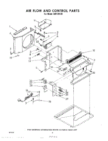 04 - Section parts for Whirlpool Air Conditioner AHF12020 from AppliancePartsPros.com