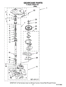08 - Gearcase Parts, Optional Parts (Not Included) parts for Maytag Washer ATW4471TQ0 from AppliancePartsPros.com