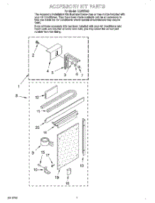 05 - Accessory Kit parts for Whirlpool Air Conditioner CA8WR42 from AppliancePartsPros.com