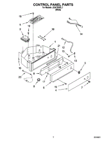 04 - Control Panel Parts parts for Whirlpool Ice Machine JEACS50SL7 from AppliancePartsPros.com