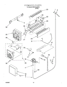 11 - Icemaker parts for Whirlpool Refrigerator 3XKGN7050F03 from AppliancePartsPros.com