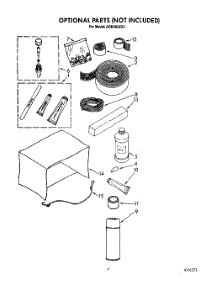 04 - Optional parts for Whirlpool Air Conditioner ACM492XX2 from AppliancePartsPros.com