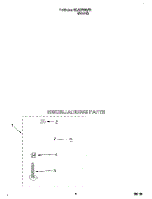 03 - Miscellaneous parts for Whirlpool Washer 4XLA87W92AN1 from AppliancePartsPros.com