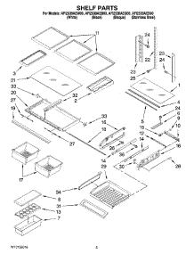 03 - Shelf Parts parts for Maytag Refrigerator AFI2538AEW00 from AppliancePartsPros.com