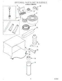 04 - Optional parts for Whirlpool Air Conditioner ACM492XF0 from AppliancePartsPros.com