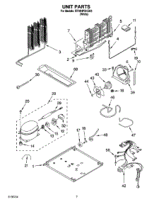 04 - Unit Parts parts for Whirlpool Refrigerator ST18HPXKQ03 from AppliancePartsPros.com