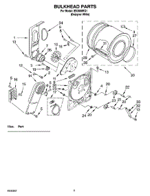 03 - Bulkhead Parts, Optional Parts (Not Included) parts for Whirlpool Dryer IEX3000RQ1 from AppliancePartsPros.com