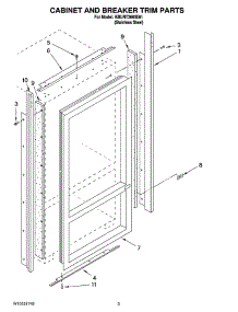 02 - Cabinet And Breaker Trim Parts parts for Kitchenaid Refrigerator KBURT3665E01 from AppliancePartsPros.com