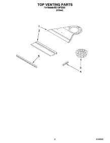 05 - Top Venting Parts parts for Whirlpool Oven IBS124PSS00 from AppliancePartsPros.com