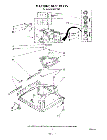 07 - Machine Base parts for Whirlpool Washer AL4132VL0 from AppliancePartsPros.com