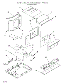 03 - Air Flow And Control parts for Whirlpool Air Conditioner RA123K0 from AppliancePartsPros.com