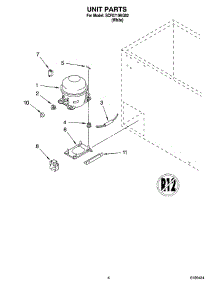03 - Unit Parts parts for Whirlpool Cooktop SCF0710KQ02 from AppliancePartsPros.com