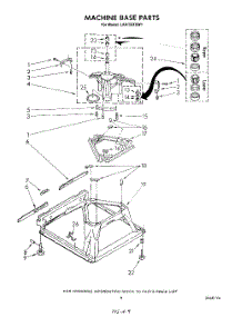 07 - Machine Base parts for Whirlpool Washer LA6150XSW1 from AppliancePartsPros.com