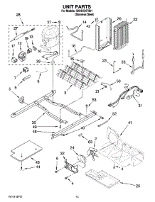 09 - Unit Parts parts for Whirlpool Refrigerator ID5HHEXTS01 from AppliancePartsPros.com