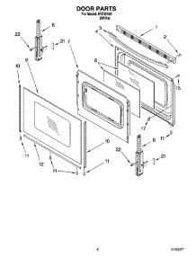 05 - Door Parts, Optional Parts parts for Whirlpool Range IRE32302 from AppliancePartsPros.com