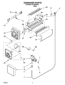 05 - Icemaker Parts parts for Whirlpool Refrigerator IT21AMXRQ00 from AppliancePartsPros.com