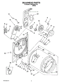 03 - Bulkhead Parts, Optional Parts (Not Included) parts for Maytag Dryer 3ZAED4475TQ0 from AppliancePartsPros.com