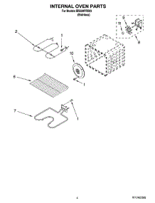 03 - Internal Oven Parts parts for Whirlpool Oven IBS550PRS03 from AppliancePartsPros.com