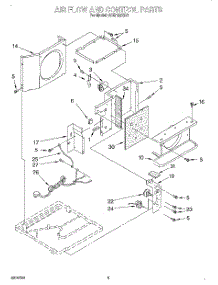 02 - Air Flow And Control parts for Whirlpool Air Conditioner ACD122XG0 from AppliancePartsPros.com