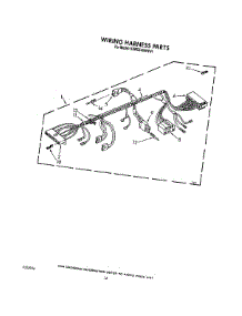 09 - Wiring Harness parts for Kitchenaid Washer KAWE540WAL1 from AppliancePartsPros.com