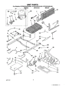 06 - Unit parts for Kitchenaid Refrigerator KTRS22QAAL00 from AppliancePartsPros.com