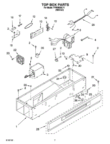 04 - Top Box Parts parts for Whirlpool Personal Valet System PVWM600LY1 from AppliancePartsPros.com