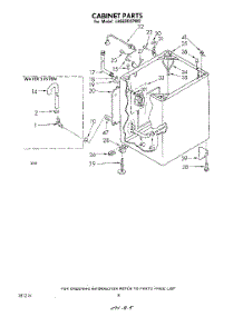 06 - Cabinet parts for Whirlpool Washer LA6680XPW0 from AppliancePartsPros.com