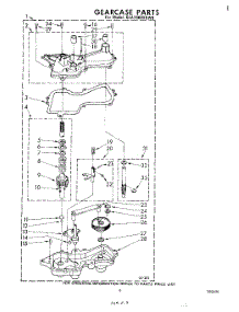08 - Gearcase parts for Whirlpool Washer GLA7900XKW0 from AppliancePartsPros.com