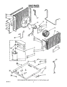 02 - Unit, Lit / Optional parts for Whirlpool Air Conditioner CAH12W04 from AppliancePartsPros.com