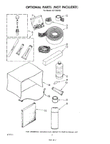 05 - Lit / Optional parts for Whirlpool Air Conditioner AC1202XS2 from AppliancePartsPros.com