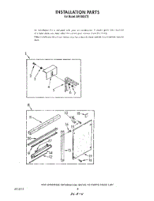 06 - Installation parts for Whirlpool Air Conditioner AR1000XT2 from AppliancePartsPros.com