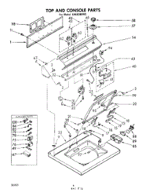 06 - Top And Console parts for Whirlpool Washer LHA6300W2 from AppliancePartsPros.com