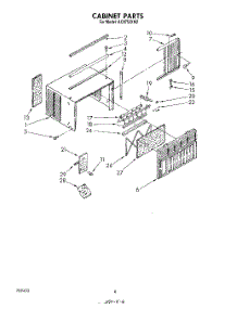 06 - Cabinet , Literature parts for Whirlpool Air Conditioner AC0752XM2 from AppliancePartsPros.com
