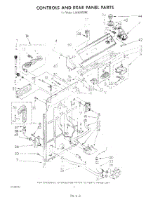 03 - Controls And Rear Panel parts for Whirlpool Washer LA6800XSW0 from AppliancePartsPros.com