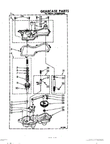 06 - Gearcase parts for Whirlpool Washer LB3000XKW0 from AppliancePartsPros.com