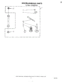 06 - Miscellaneous , Literature And Optional parts for Whirlpool Washer LA5580XPW1 from AppliancePartsPros.com